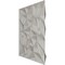 Ekena Millwork 19 5/8in. W x 19 5/8in. H Leto EnduraWall Decorative 3D Wall Panel Covers 2.67 Sq. Ft. WP20X20LTGCG - alternate 4